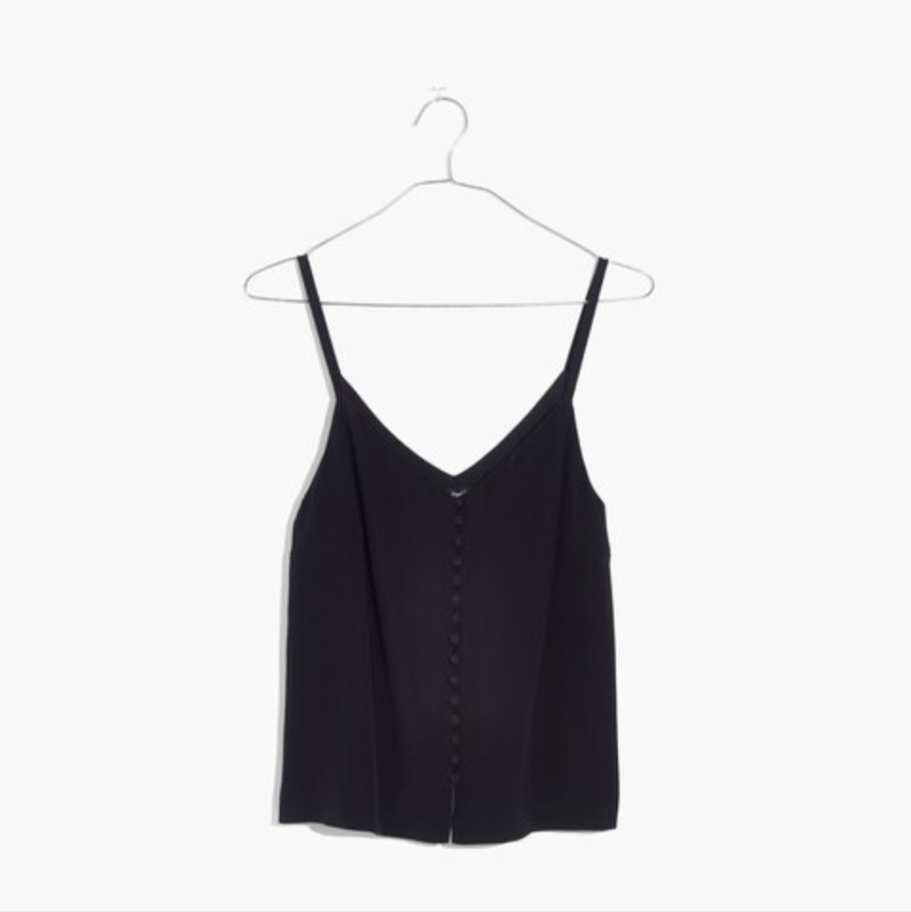 Madewell Silk Button-Down Cami